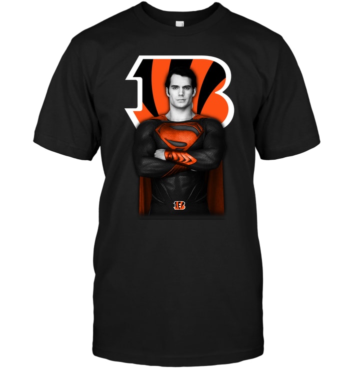 Cincinnati Bengals "superman Clark Kent" T-Shirt